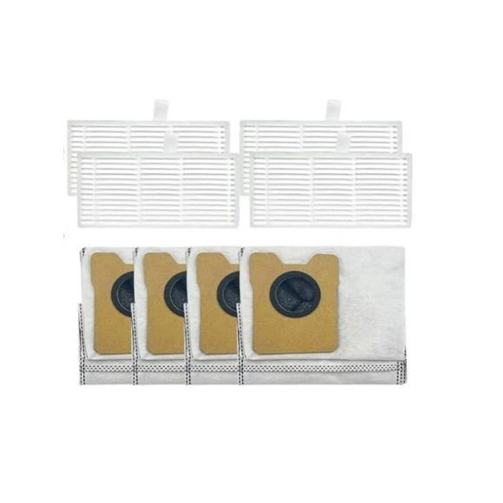 Set of 4 HEPA Filters + 4 Dust Bags for Eufy C10 Vacuum