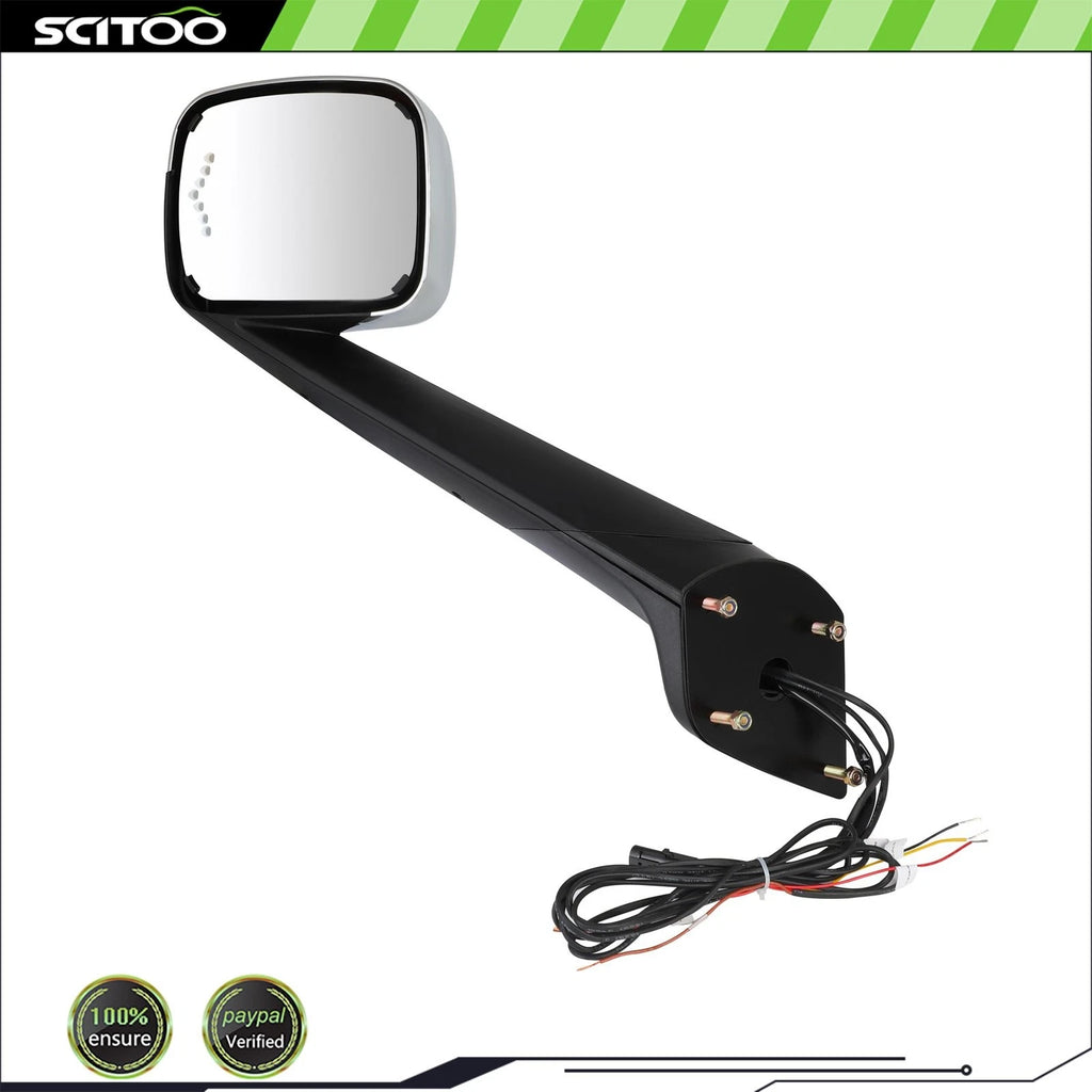 LED Chrome Hood Mirror Turn Signal for Freightliner Cascadia (2018)