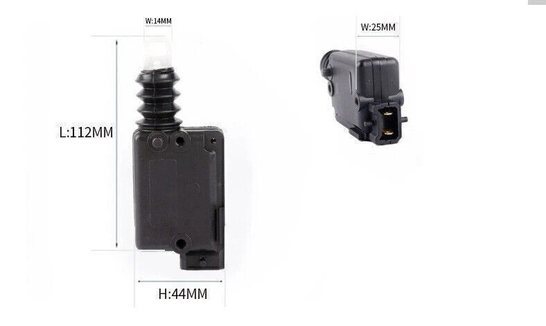 2 Pin Central Locking Actuator for Renault Clio Scenic (1998–2006) 7702127213