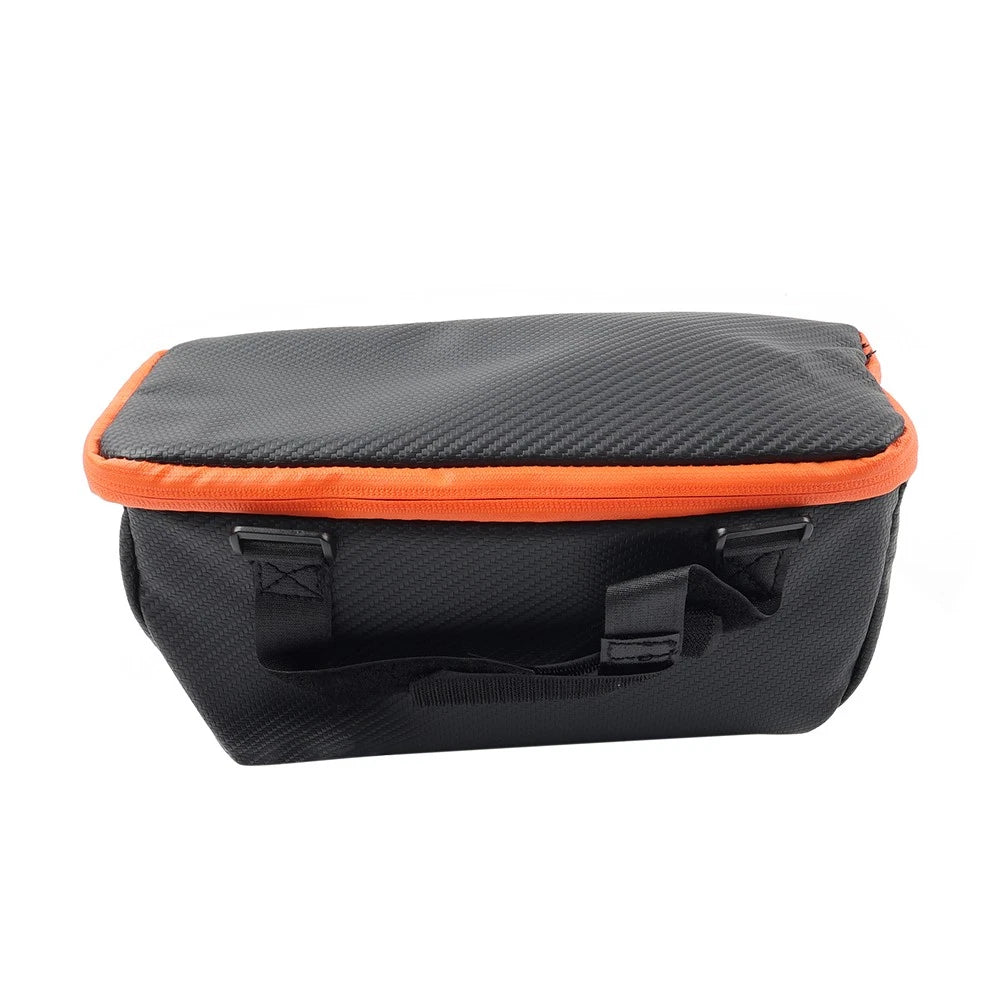 1PC Universal Motorcycle Front Head Bag - Black Frame Bag