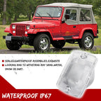 Clear Lens Front Turn Signal Parking Light Lamps for Jeep Wrangler YJ (1987–1995)