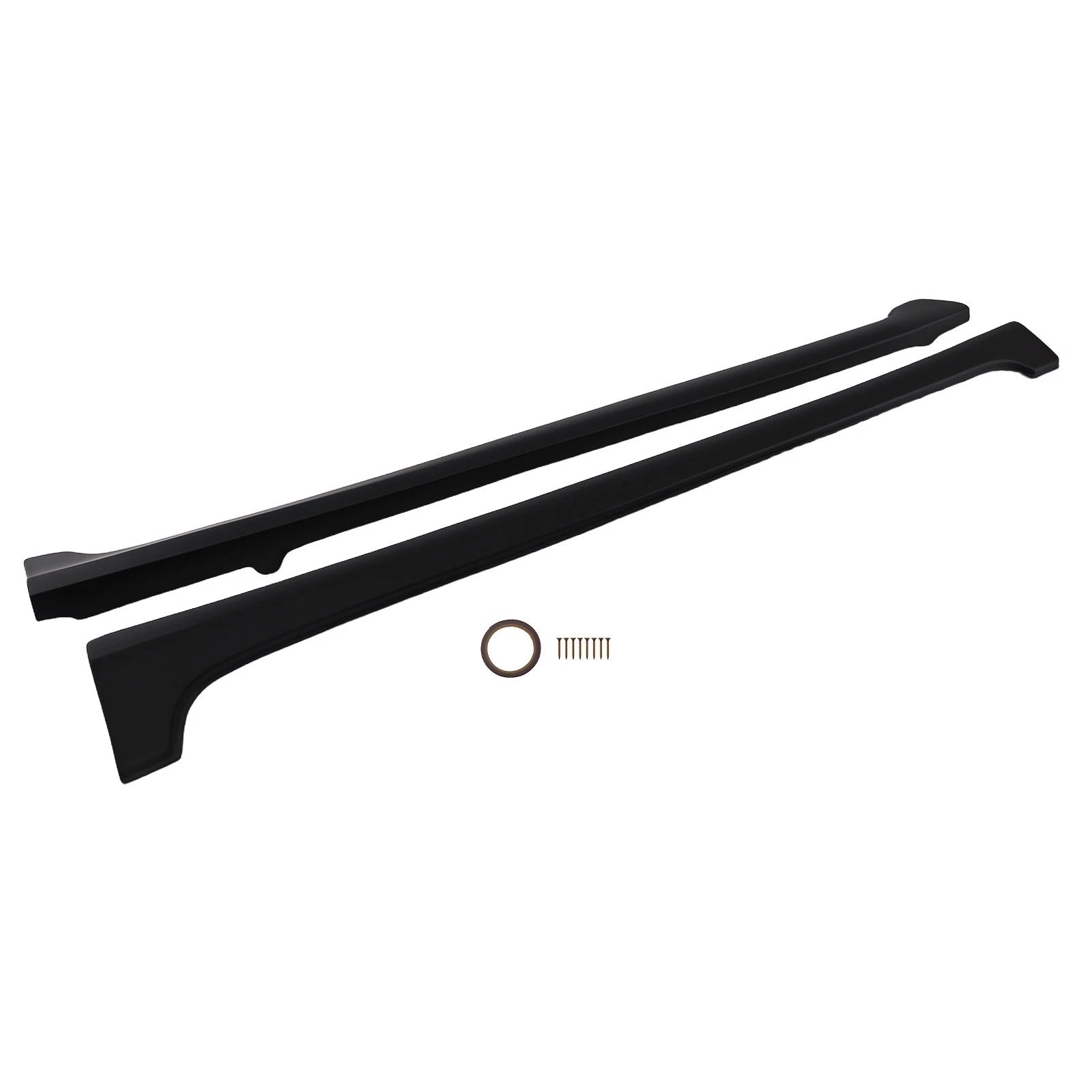 Side Skirt Extension for Honda Civic Sedan (2012-2015) Black ABS