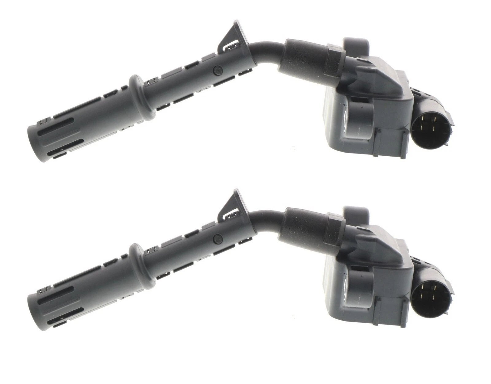 Set of 2 Ignition Coils with Spark Plug Connector for Mercedes Benz