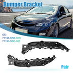 Pair Front Bumper Bracket for Honda Civic (2005–2011) NO.71198-SNB-003
