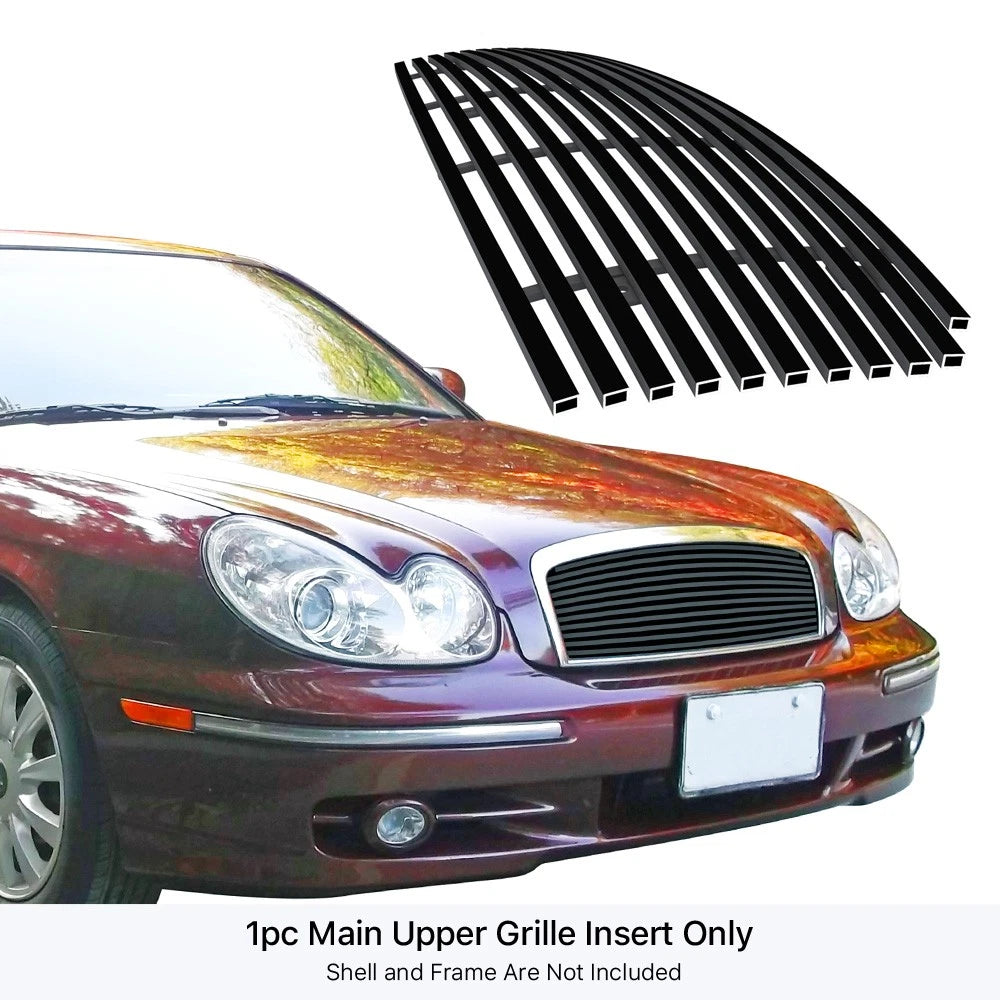 Stainless Black Billet Grille Insert for Hyundai Sonata (2002-2005)
