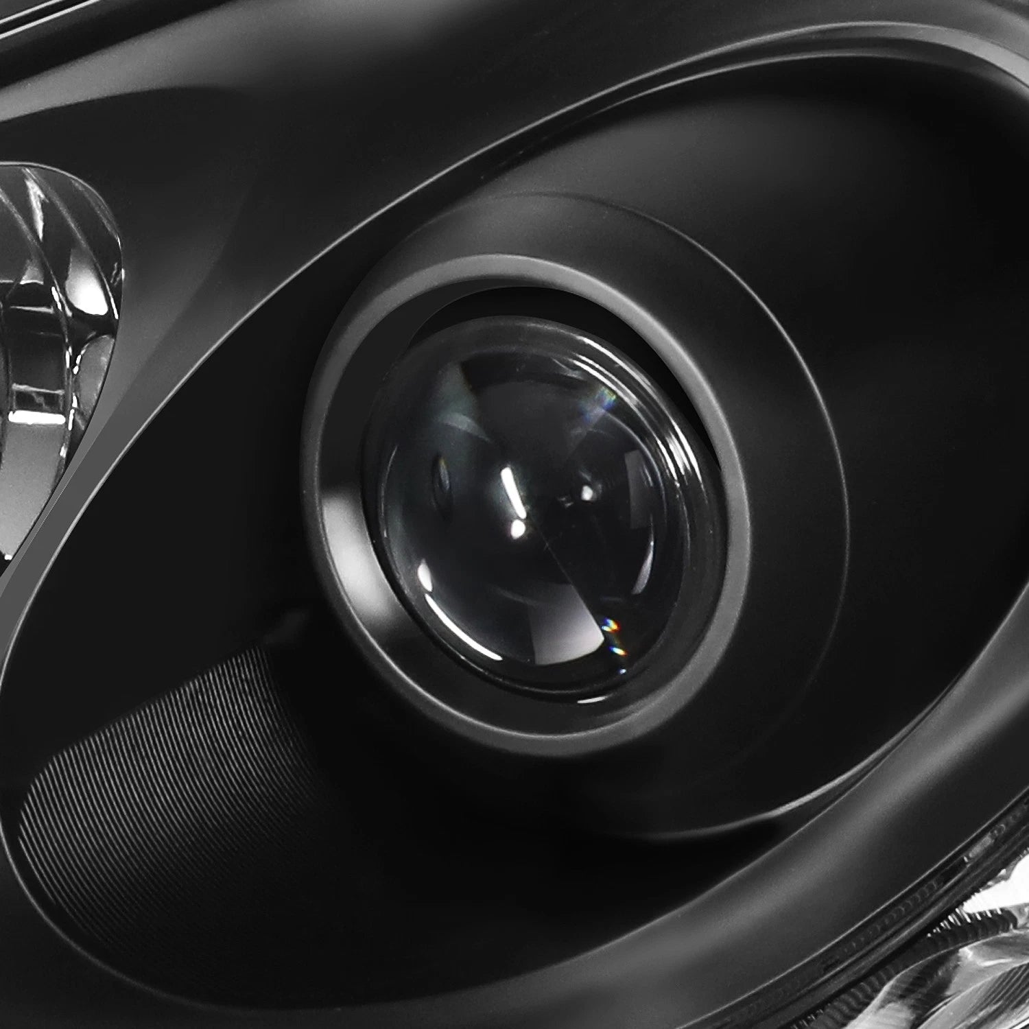 Set of 2 Black Housing Projector Headlights for Lexus ES330 (2004–2006)