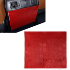 Carbon Fiber Red Rear Seat Anti-Kick Panel Trim for Toyota Tundra (2014–2021)