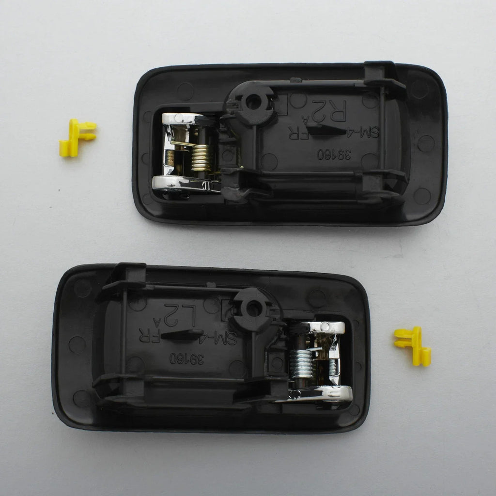 Inner Door Handle Set for 1990-1993 Honda Accord - Black Chrome (2 x)