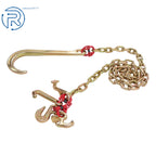 G80 5400lbs Transport Chain 5/16"×6' with 15" JRT Grab Hook