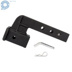 Trailer Hitch Riser for 2 Inch Receivers (7500 lbs, 4 Inch Rise/Drop)