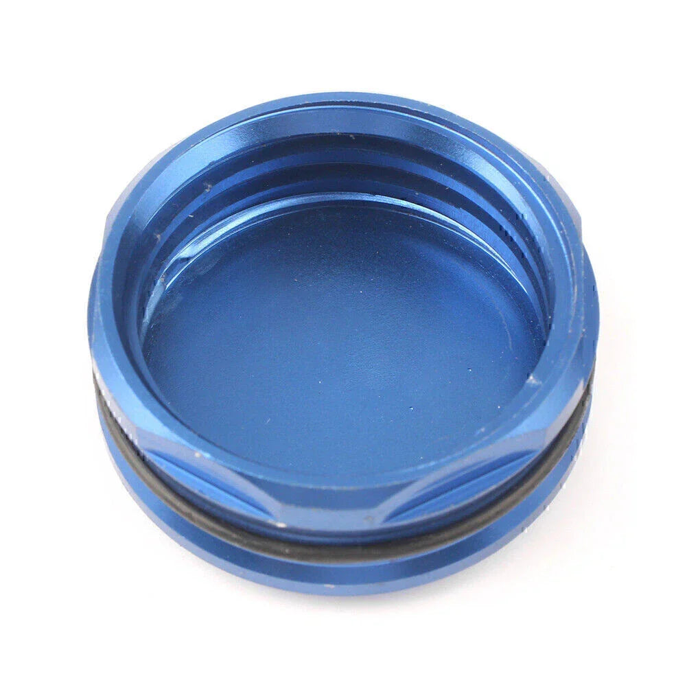 37MM CNC Rear Brake Fluid Reservoir Guard Blue for Kawasaki Yamaha Suzuki Honda