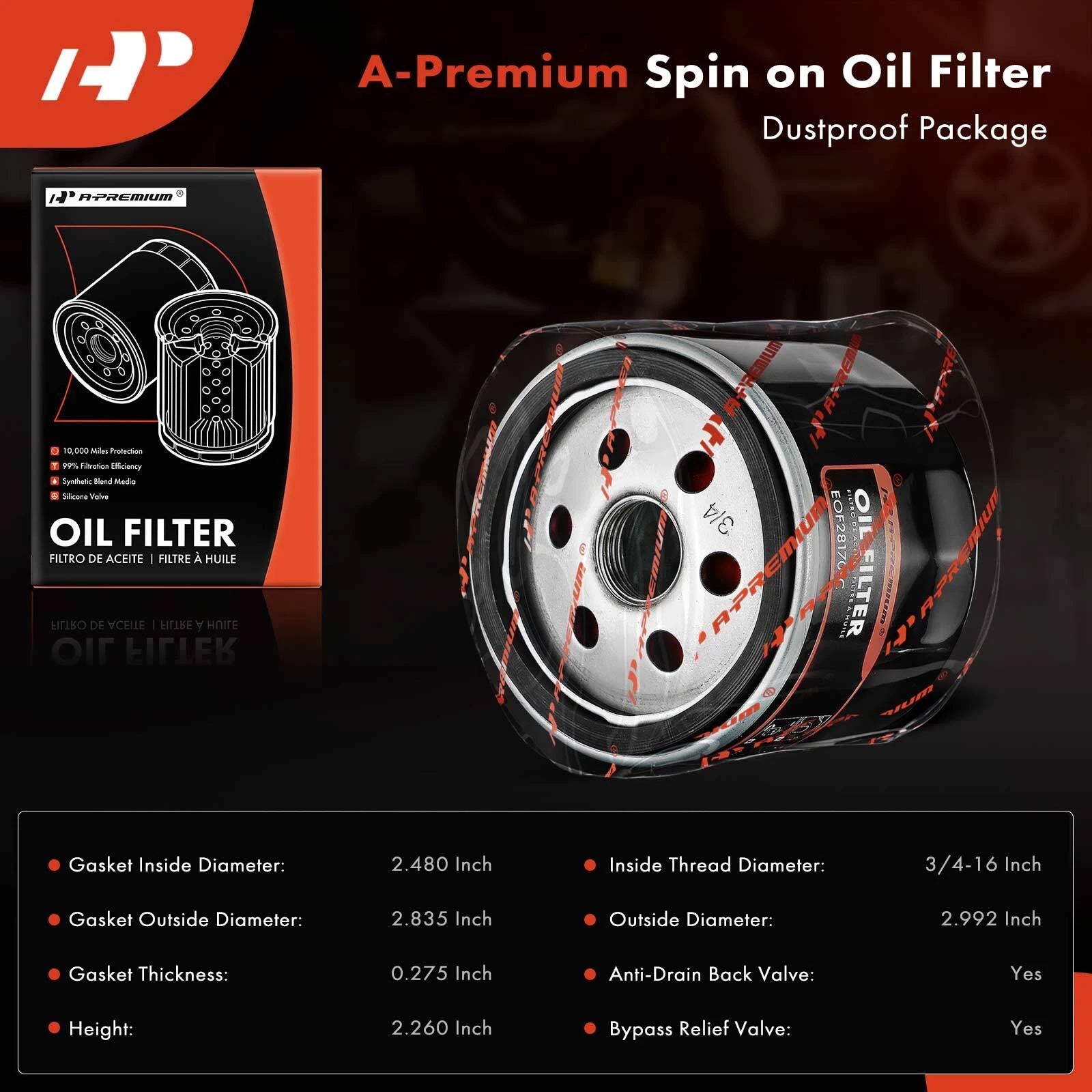 Engine Oil Filter for BMW i3 (2014-2021)