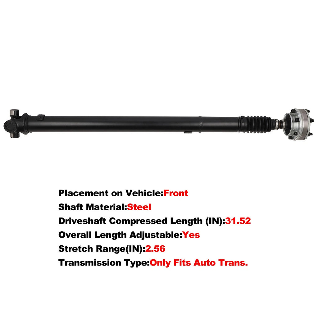 Front Drive Shaft for Jeep Grand Cherokee (2000–2004) AT 52105884AA