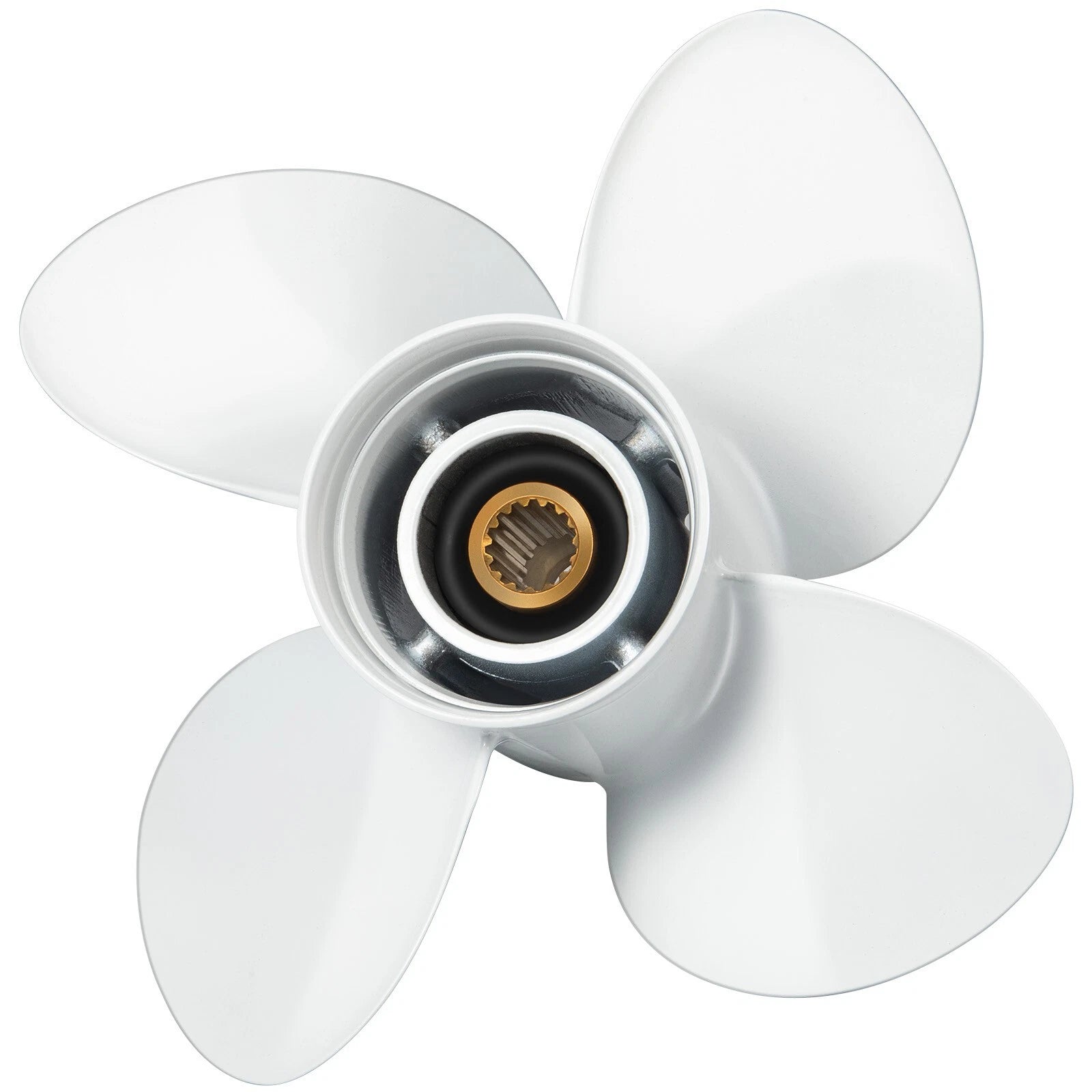 4-Blade Aluminum Propeller for Yamaha 60-115 HP (RH) (13 x 17)