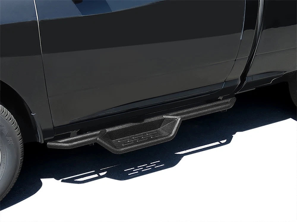 Set of 2 Black Drop Down Steps for Dodge Ram 1500 2500 3500 (2009-2018)