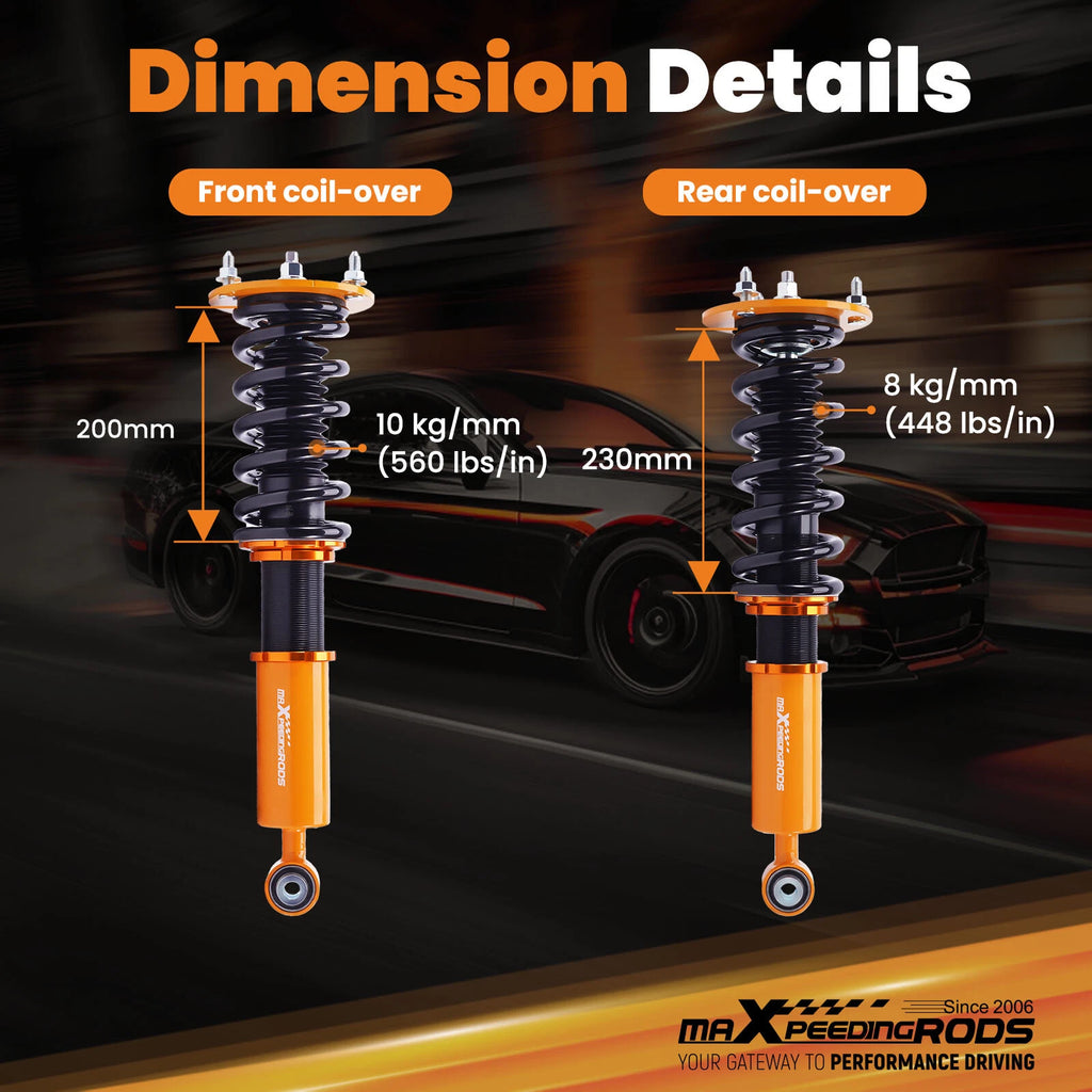 Coilovers Suspension Kit for Lexus LS400 (1990–1994) - Coil Spring Struts