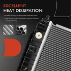 Radiator for Ford Mustang (1997–2004) V8 4.6L Automatic Trans Aluminum
