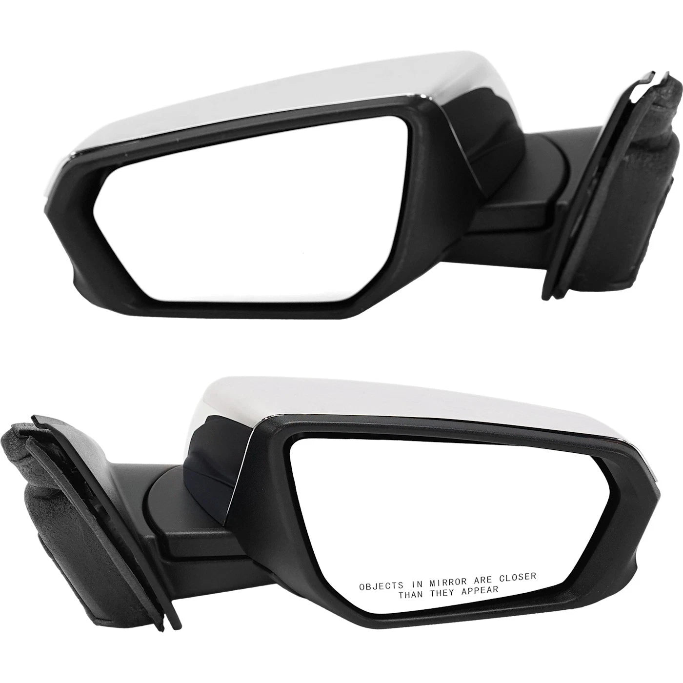 Set of 2 Heated Chrome Mirrors for Chevrolet Equinox (2018–2023)