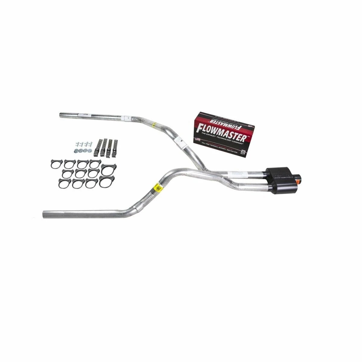 Dual Exhaust 2.5" Pipe for Dakota (1987–1996) - Flowmaster Super 10