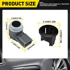 4Pcs Bumper Parking Sensor for Nissan Titan XD (2016–2018) 28438-5ZA3B 28533-3SH0A