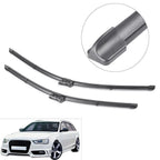 Set of 2 Windshield Wiper Arm Blades for Audi A4 Allroad (2009–2016)