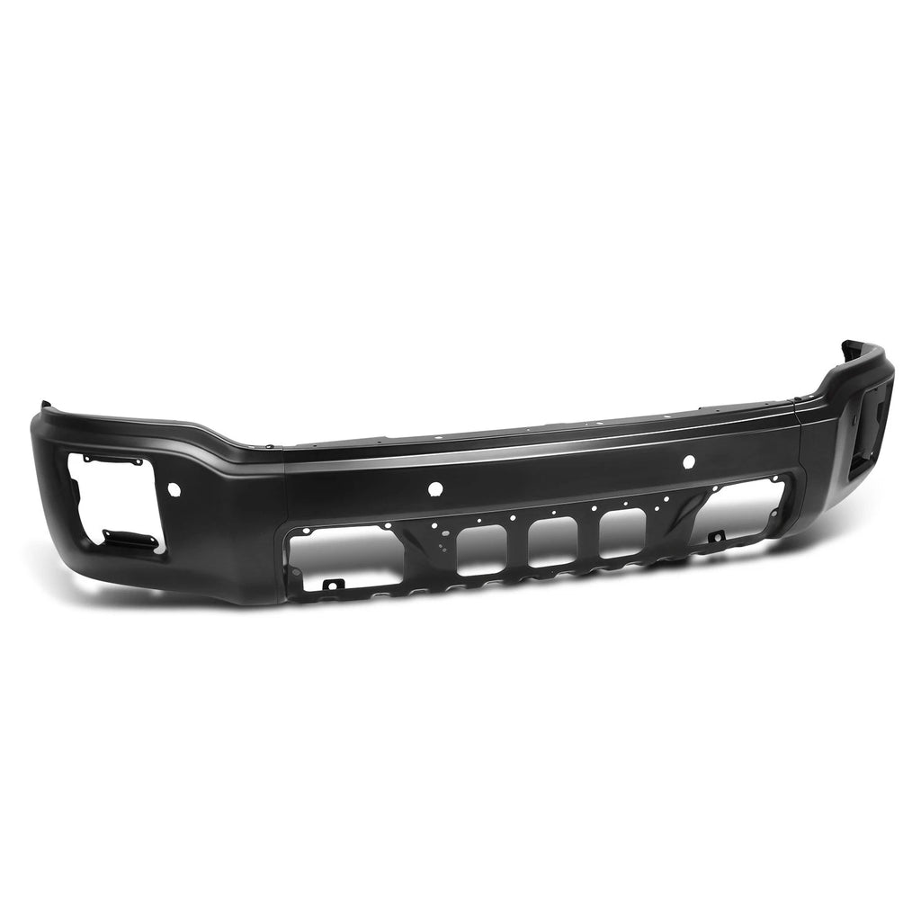 Front Bumper Face Bar for GMC Sierra 1500 (2014–2015) w/ Parking Sensor Holes Black