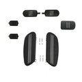 Black Driver Footboards Shifter Pegs Brake Pedal for Harley Touring (1986–2024)