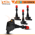 Set of 4 Ignition Coils for Honda Civic Hybrid (2003)