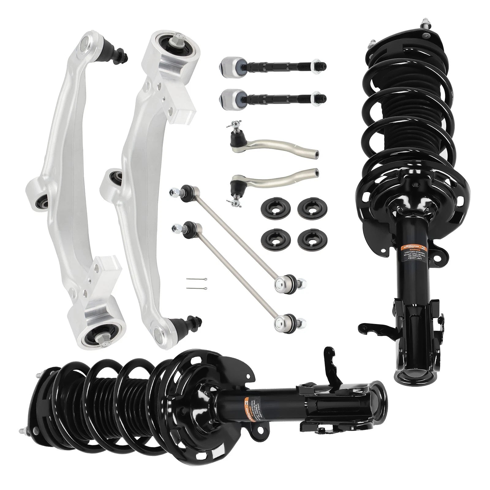 10X Complete Struts Control Arms Kit for Honda Pilot (2009–2015)