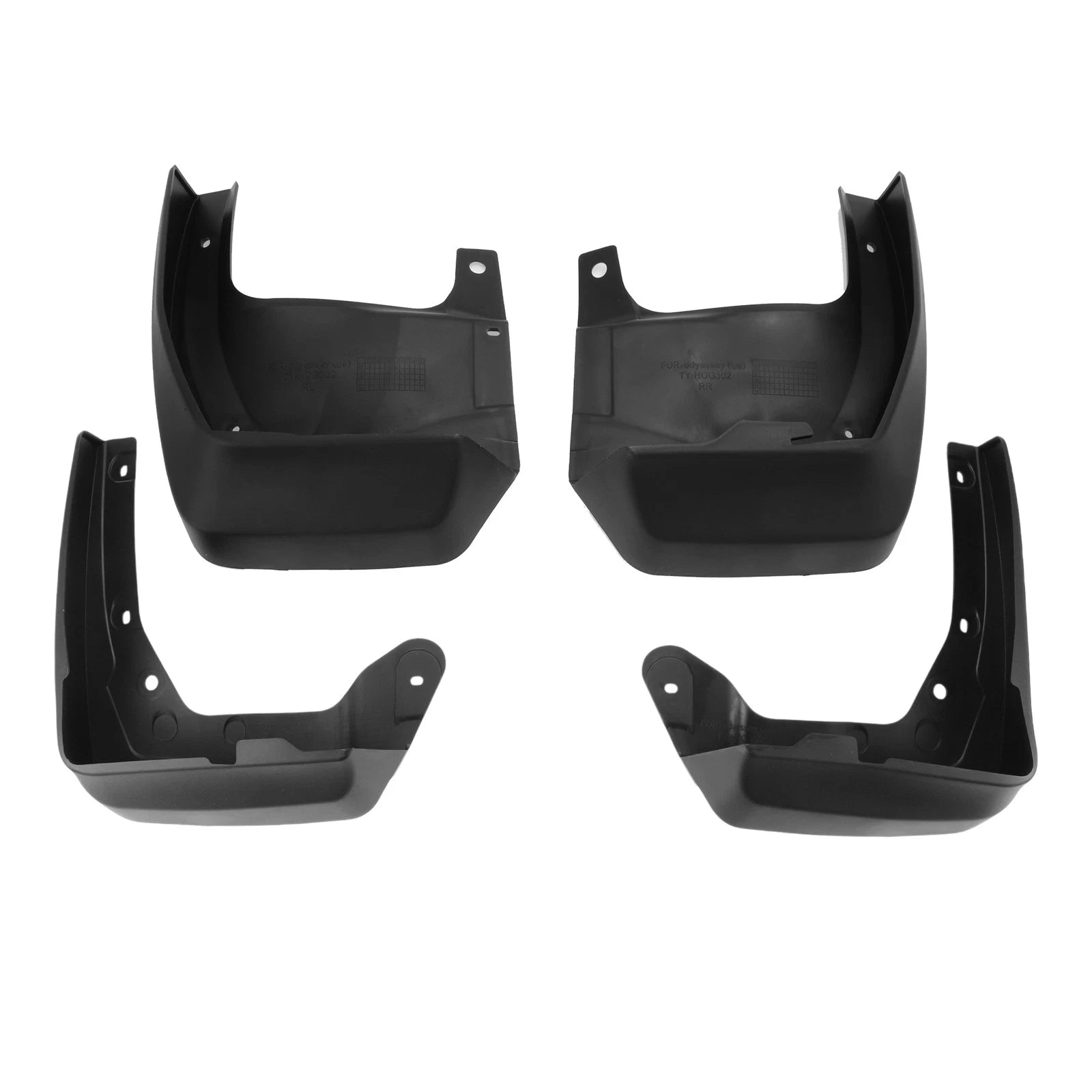Mud Flaps Splash Guards Set of 4 for Honda Odyssey (2014–2017)