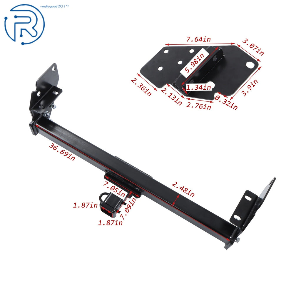 Class 3 Trailer Hitch for Toyota Tacoma (2005-2015) 2" Receiver