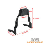 Sissy Bar Passenger Backrest for Harley Touring Road Glide Road King (2014-2023)