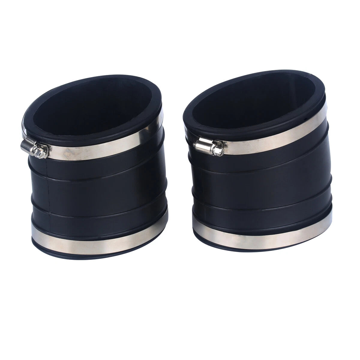2 Pcs Lower Tube Exhaust Bellows for Mercruiser V6 & V8 (32-14358T, 18-2746)
