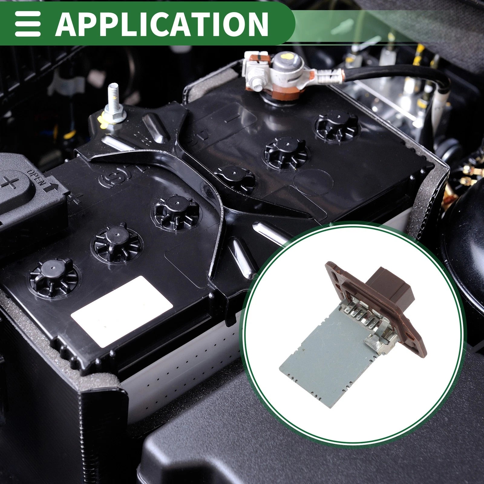 HVAC Blower Motor Resistor for Hyundai Sonata (2005) NO.970350U000