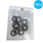 10pcs FKM O Rings for Various Applications (13mm x 2.4mm, 15mm x 2.4mm)