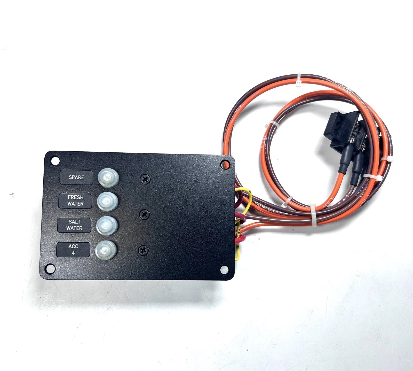 Paneltronics INV-4916-009-BW Multi Function Switch Panel for Boats