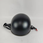 Half Motorcycle Helmet for Highway 21 Model .357 (Large, Matte Black) 77-1101L