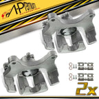 Pair Rear Disc Brake Caliper with Bracket for Ford F-150 (2015–2017)