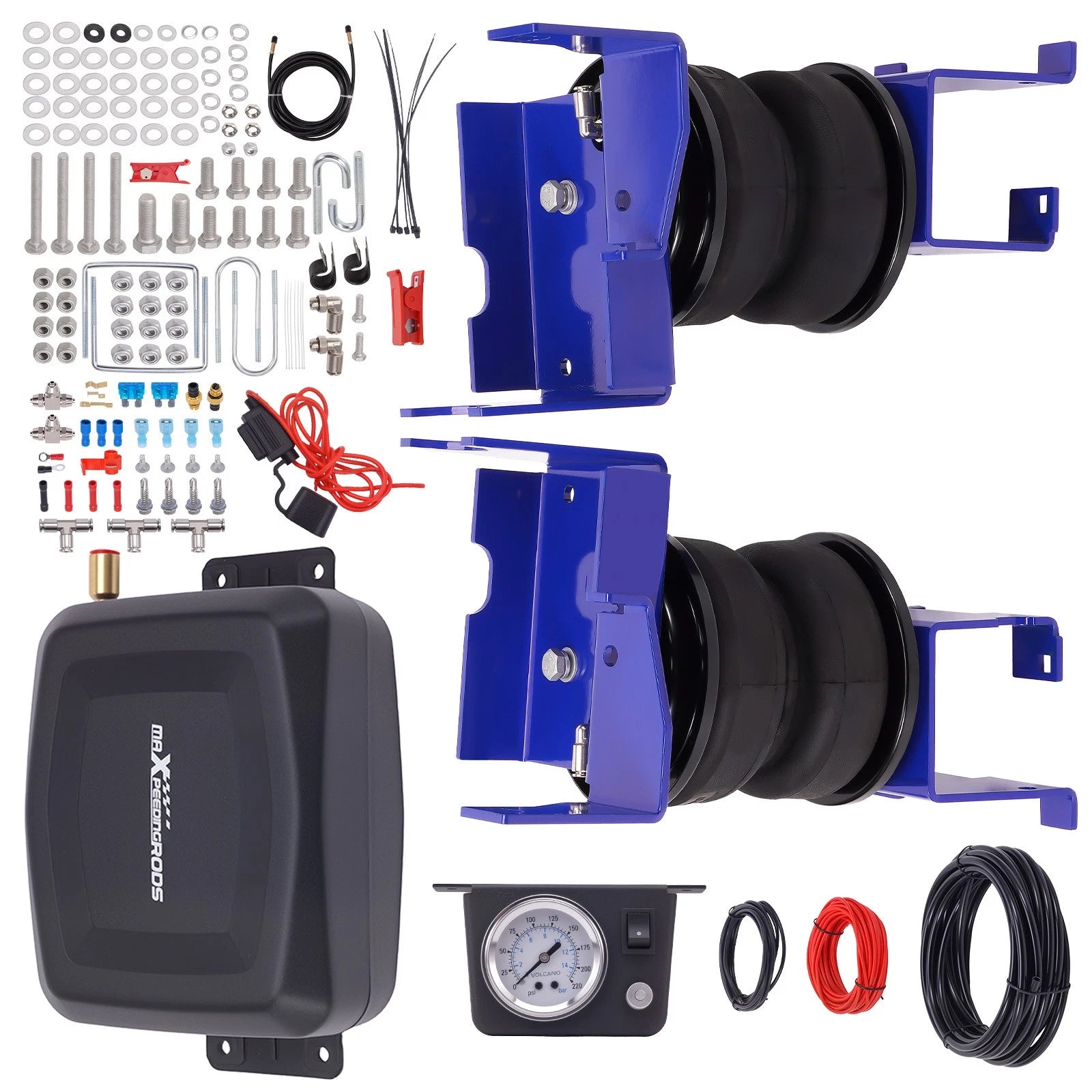 Air Suspension Springs + Compressor Kit for Nissan Titan XD (2016–2023)