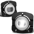 Chrome Housing LED Projector Fog Light Lamps Assembly for Kenworth T680 (2011–2022)