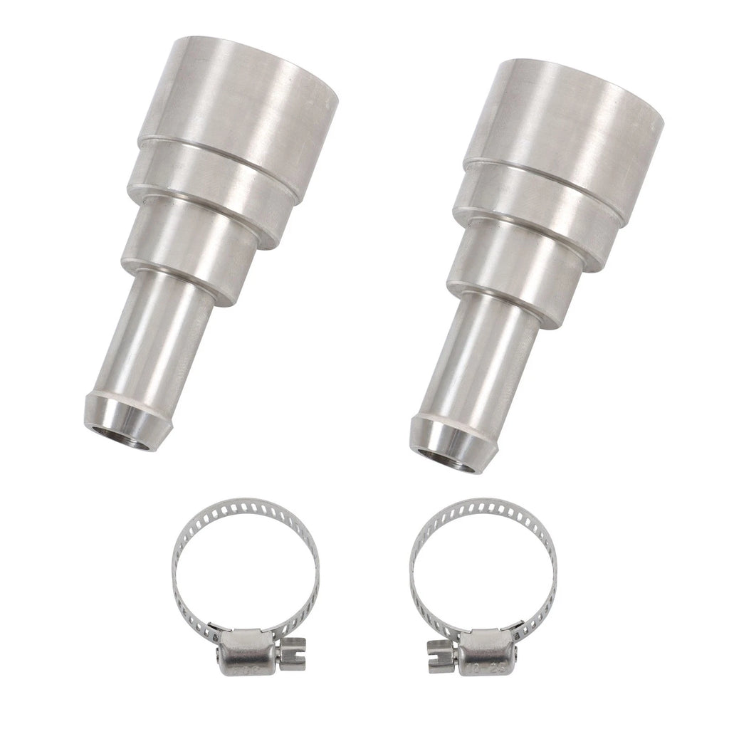 2X Heater Core Coolant Hose Connectors for Chevy Silverado 1500 (1999–2014)
