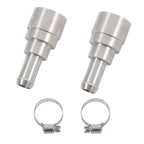 2X Heater Core Coolant Hose Connectors for Chevy Silverado 1500 (1999–2014)