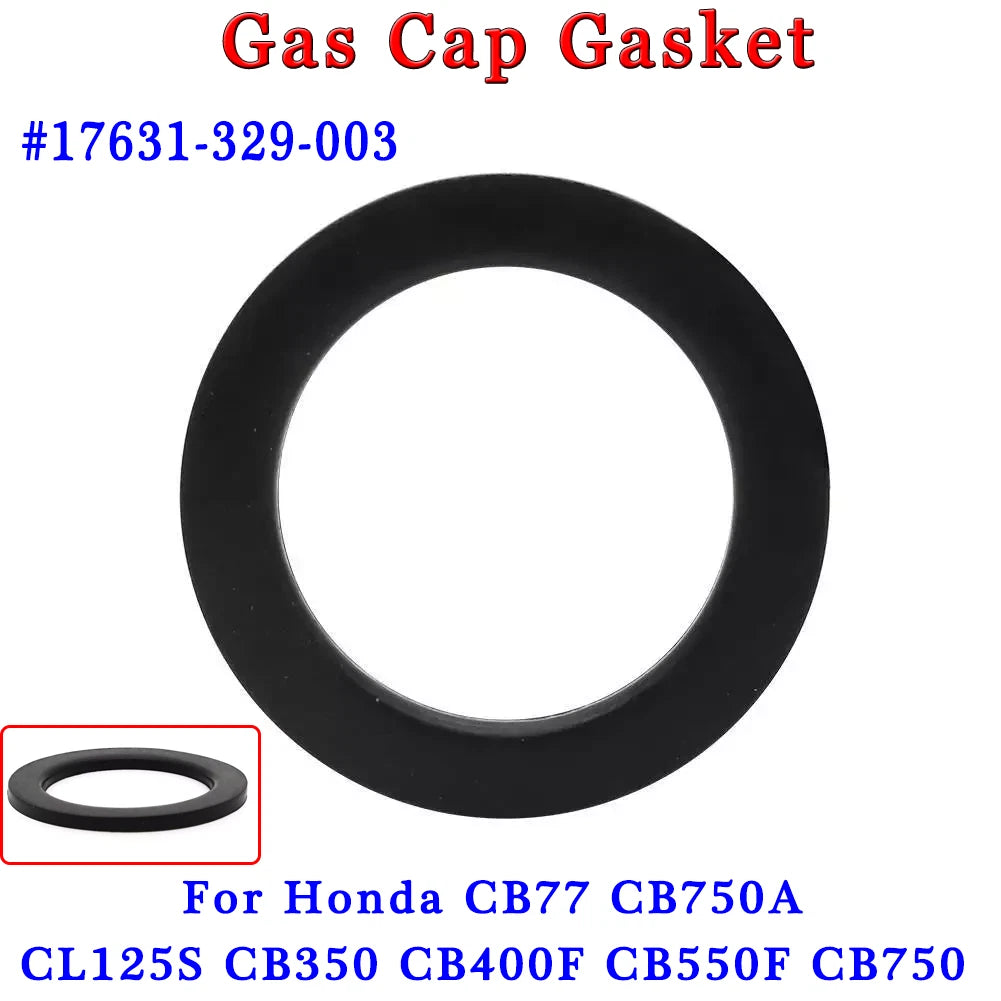 Gas Cap Gasket for Honda CB77 CB350 CB400F CB550F CB750 (17631-329-003)