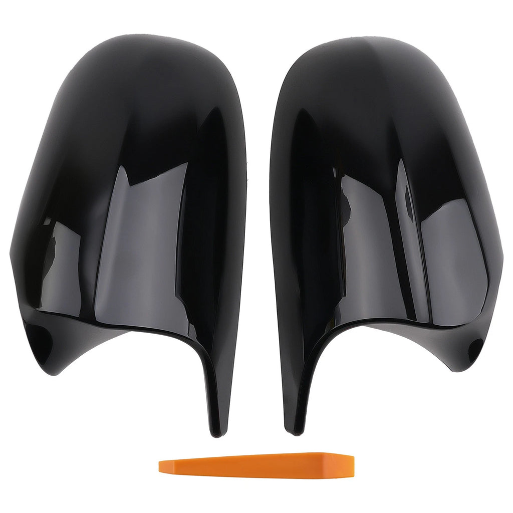 Set of 2 Side Mirror Cover Caps for BMW E90 E91 E92 E93 (2008–2013) 51167205291 Black