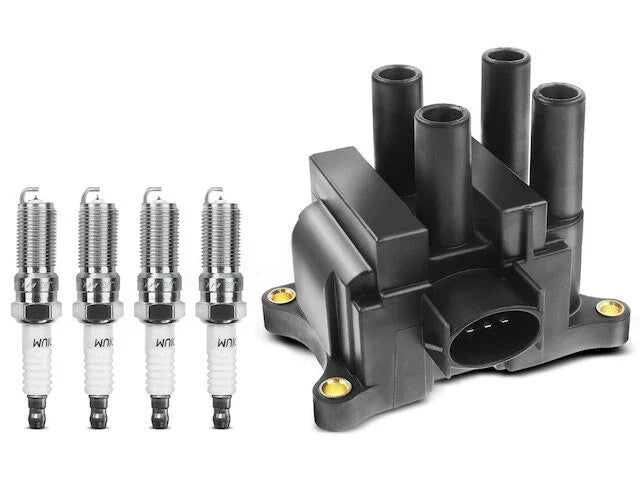 Ignition Coil & Spark Plug Kit for Mazda Tribute 2001–2004 (2.0L 4 Cyl NV674JF)