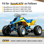 Front Brake Wheel Cylinders & Shoes for Suzuki QuadRunner 250 4x4 (1999–2002)
