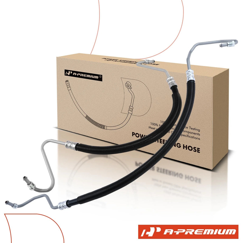 2X Power Steering Pressure Line Hose Assembly for Chevy Express 1500 (2003–2021)