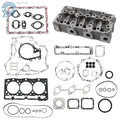 Complete Cylinder Head & Gasket for Kubota FZ2400 ZD28 B26 B7610 RTV1100 D1305