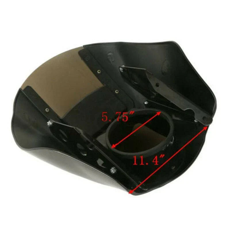 Smoke Windshield & 49mm Fork Clamp for Harley Sportster XL883 1200 (2004-2023)