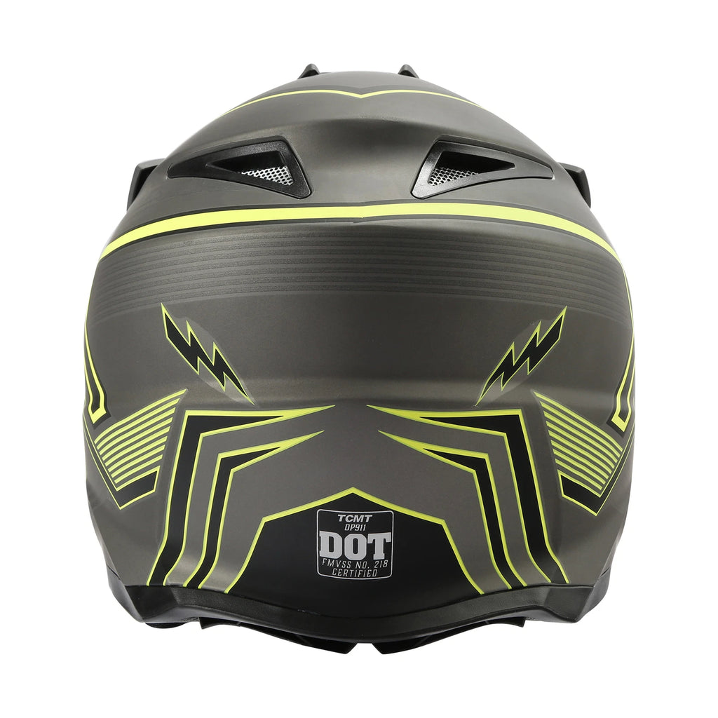 Full Face DOT Helmet for Motorcycle ATV Dirt Bike Racing (Adult)